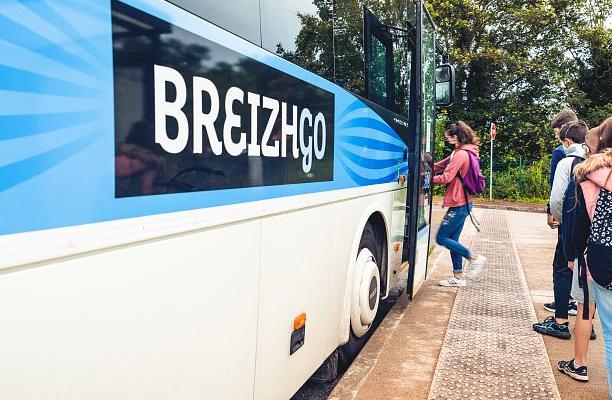 Photo du transport scolaire BreizhGo